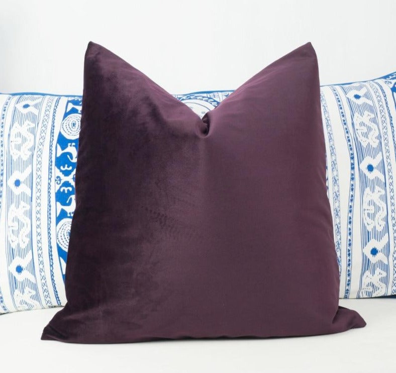 Aubergine cushion covers hotsell