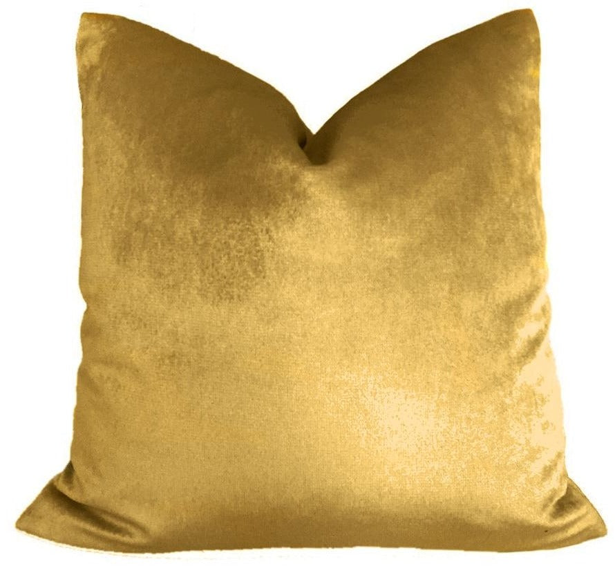 Gold silk cushions hotsell